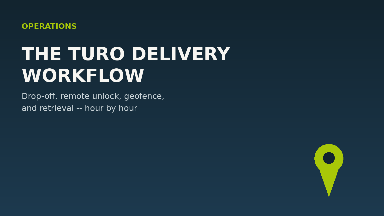 Turo Car Delivery for Hosts: The Complete Remote Handoff Workflow